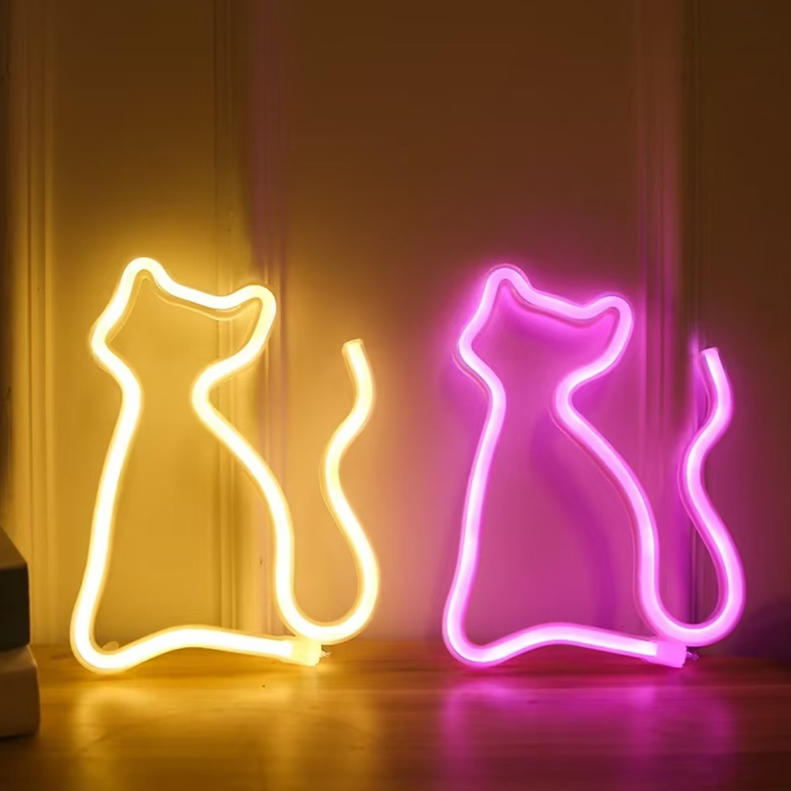 LED Kitty Logo PVC Board Neon Lights