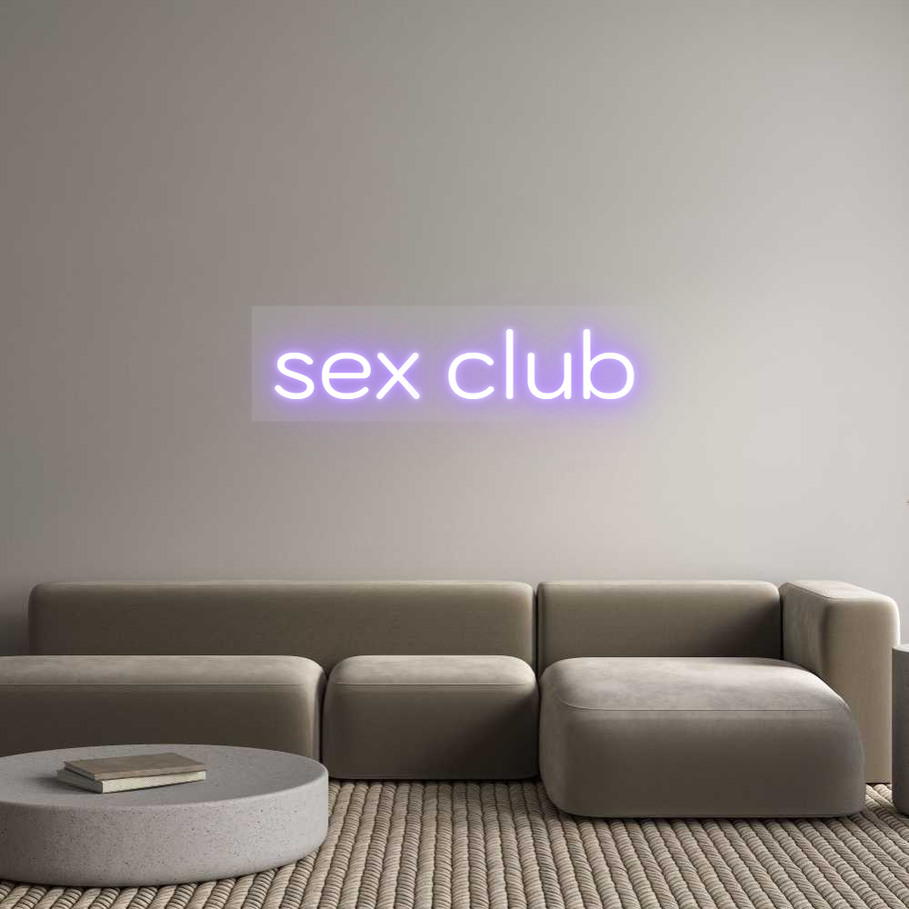 Custom Neon: sex club