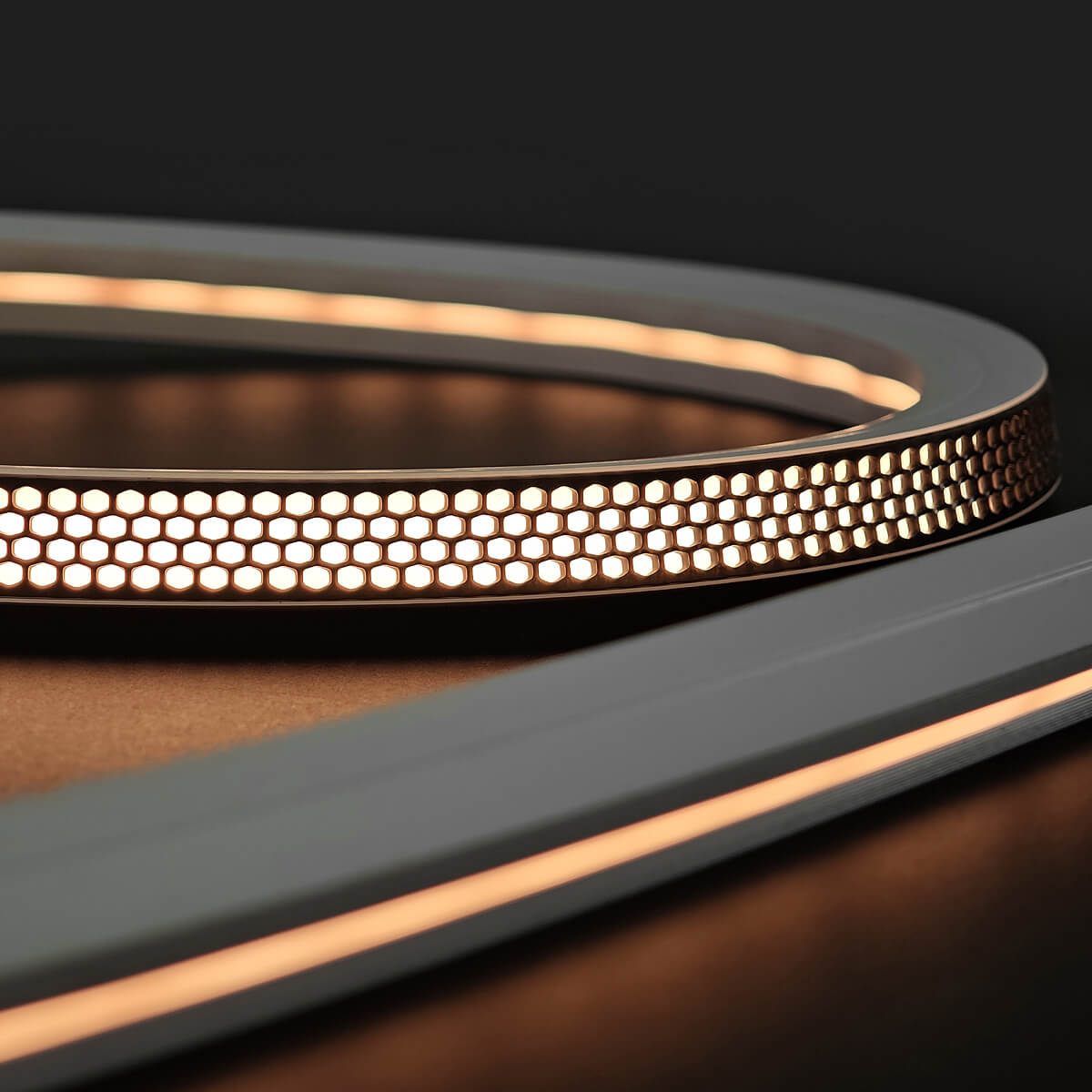 Silicone Anti-Glare Neon LED Linear Light with Honeycomb Cover