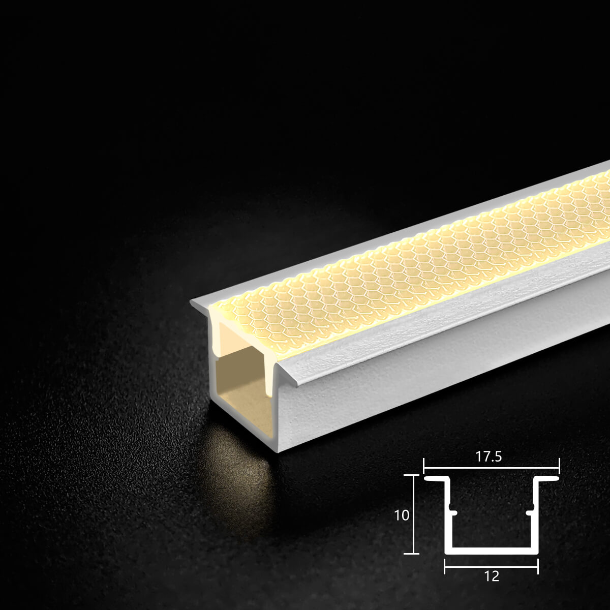 Designer Linear Light with Anti Glare Cover