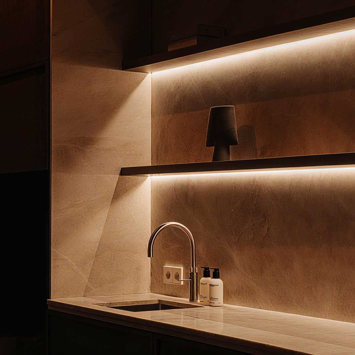 Slim Solderless LED Aluminum Profile Light 24V CRI92