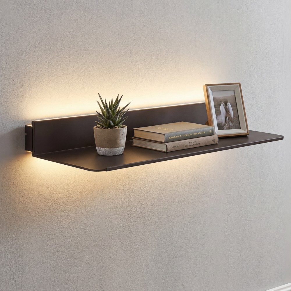 Display LED Wall Floating Shelf Size Customizable